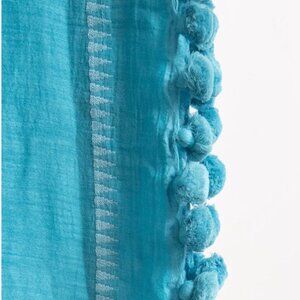 NWT Matta Dupatta Plain Shawl in Wave color